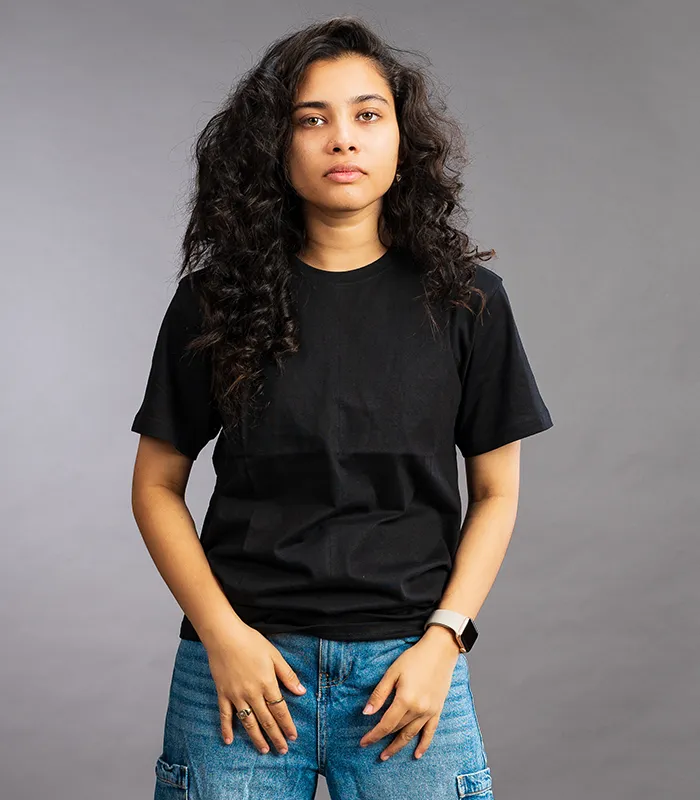 Black-Round-Neck-Unisex-Tshirt-04