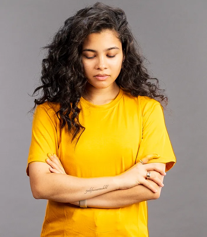 Mustard-Yellow-Round-Neck-Unisex-Tshirt-07